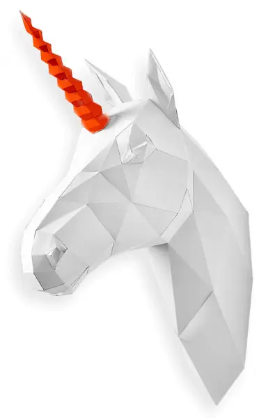 Geometric unicorn head Hiilite digital marketing & website design